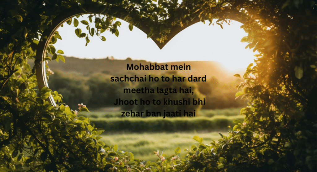 shayari on love