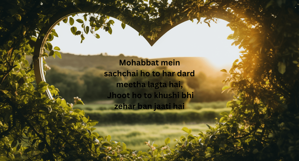 shayari on love