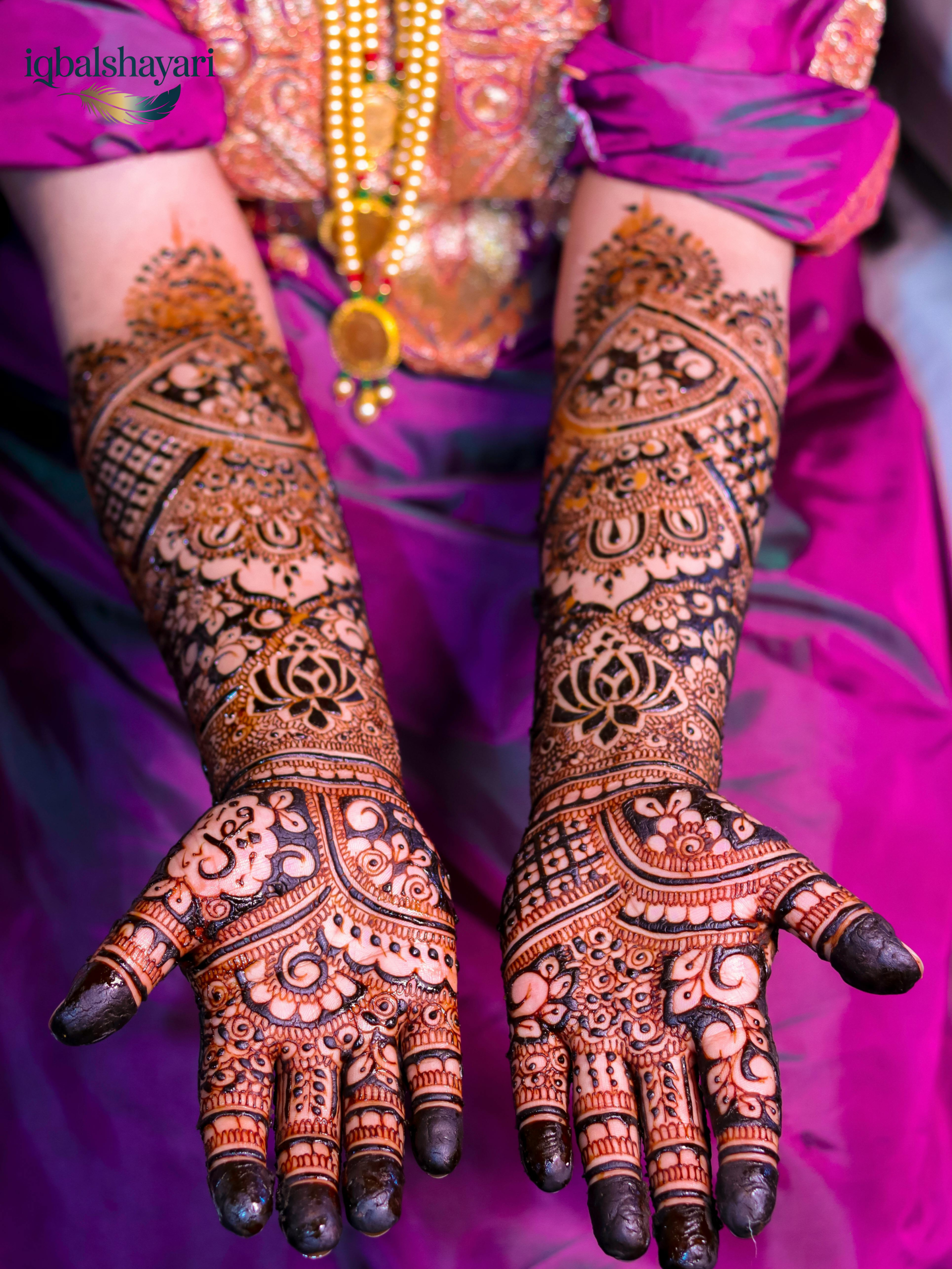 Easy Front Hand Mehndi Design Ideas