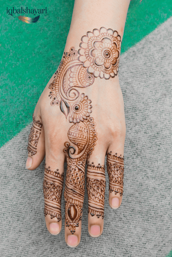 Minimalist and Modern Hand Mehndi Design
