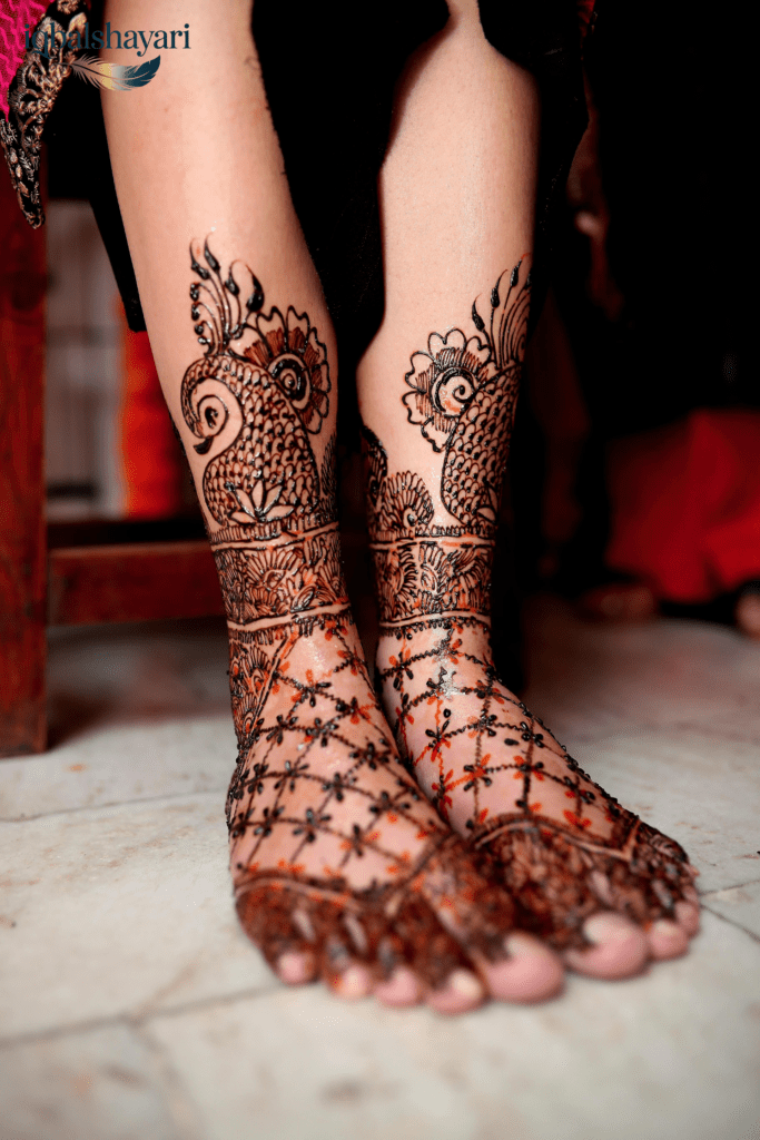 Arabic Foot Mehndi Design