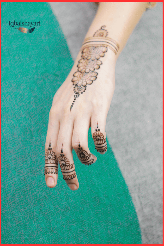 finger focused mehndi designs