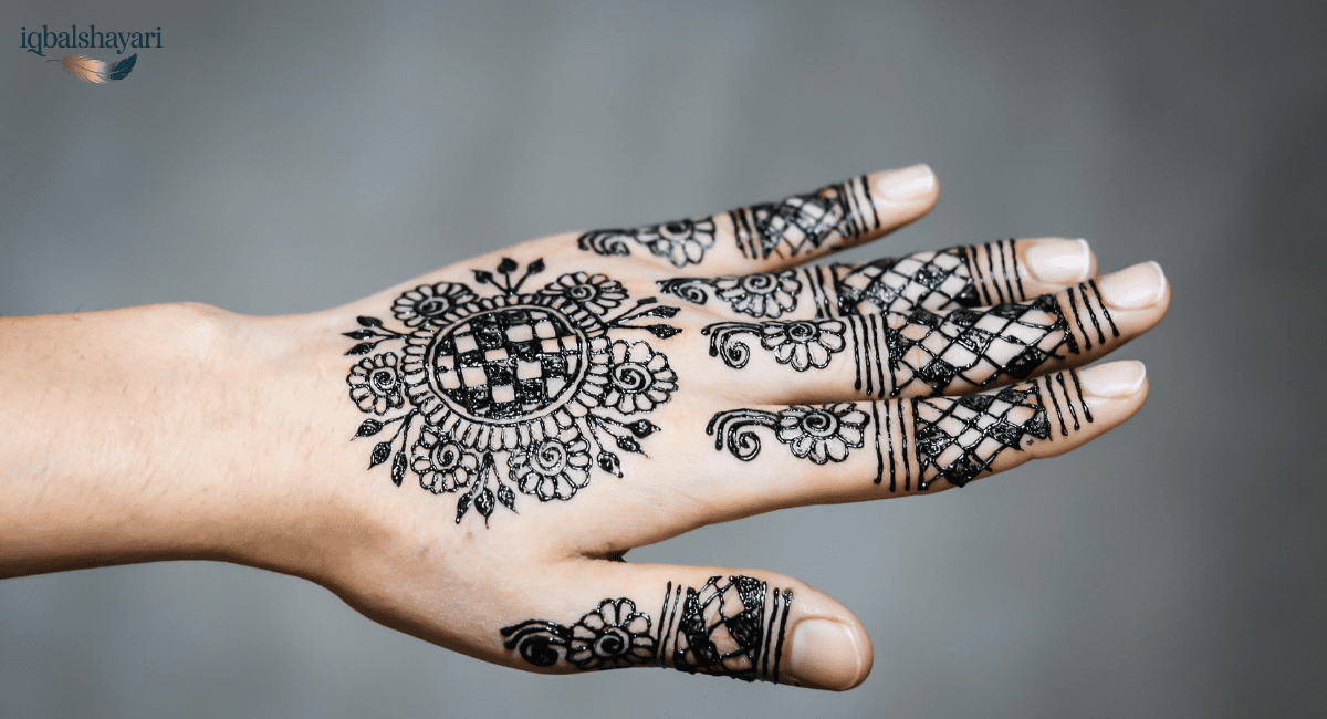 foot mehndi design simple