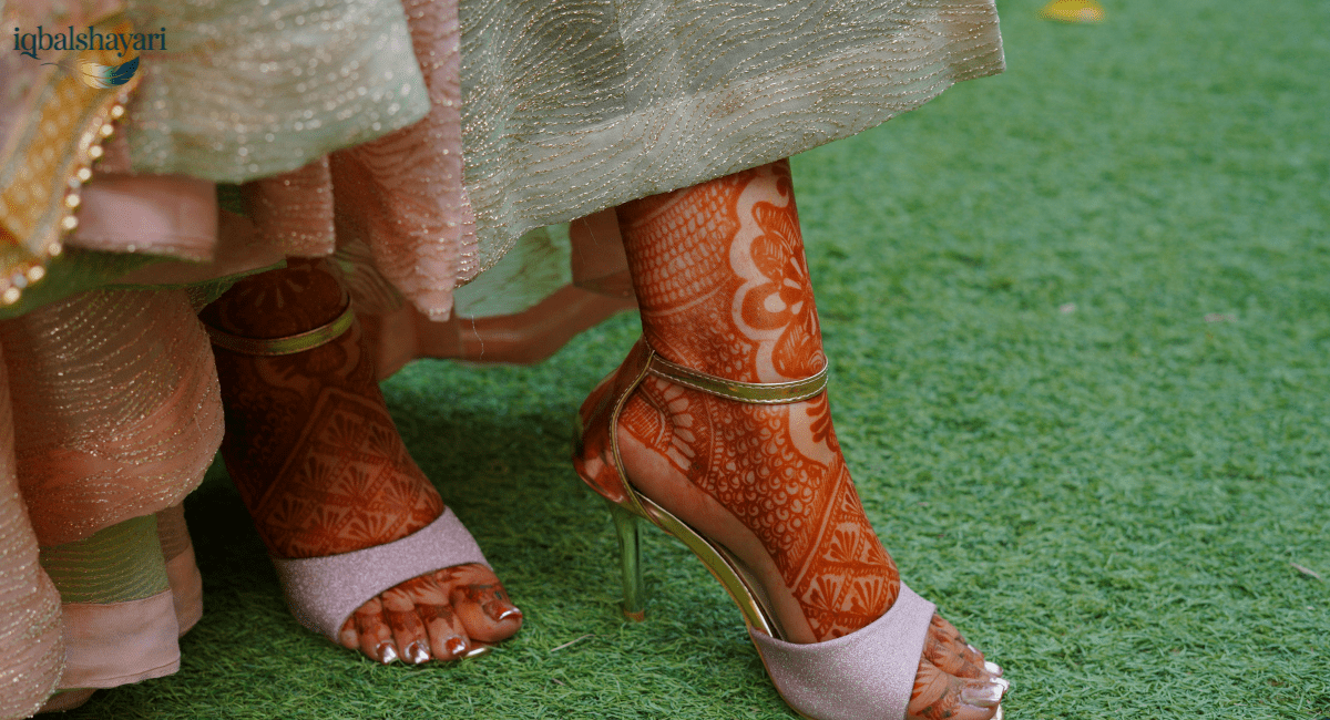 simple Foot Mehndi Designs