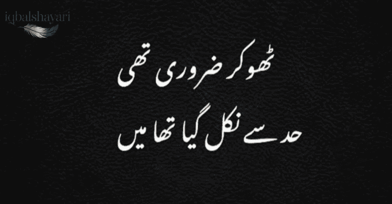 Urdu sad poetry