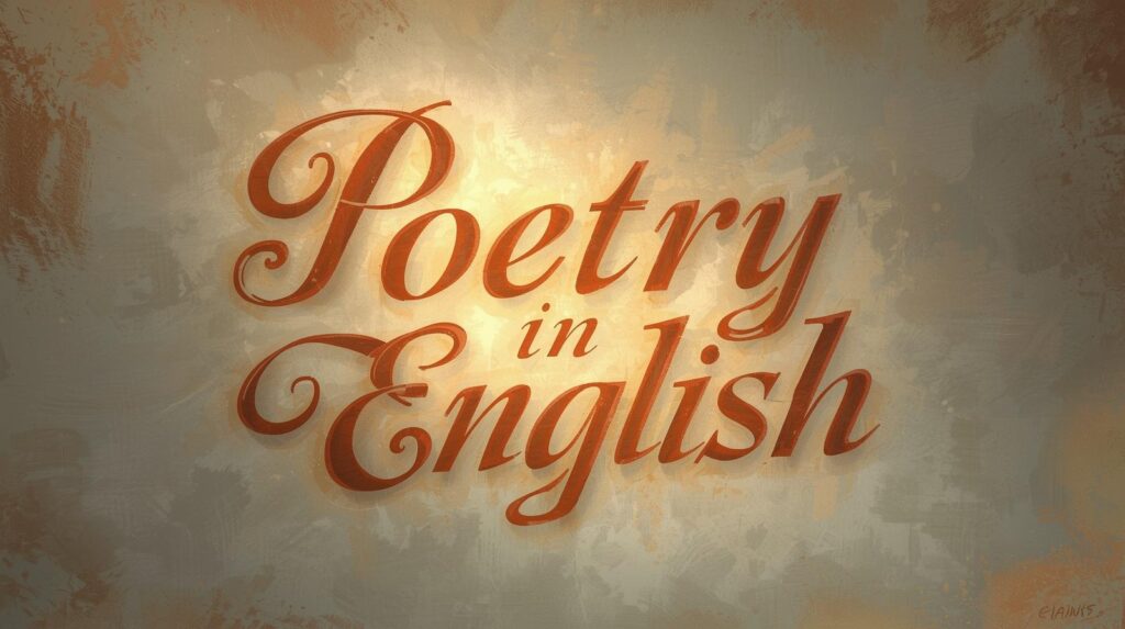 Poetry in English