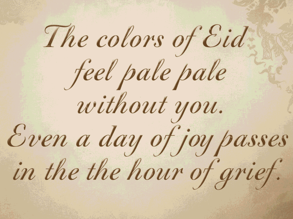 Sad Eid Poetry