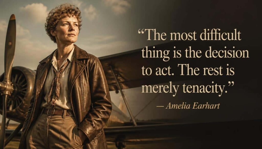 Inspirational Quotes by Amelia Earhart